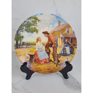 Oklahoma Oh What A Beautiful Mornin Year 1985 Fine China 8 1/2" Wall Decor Vtg